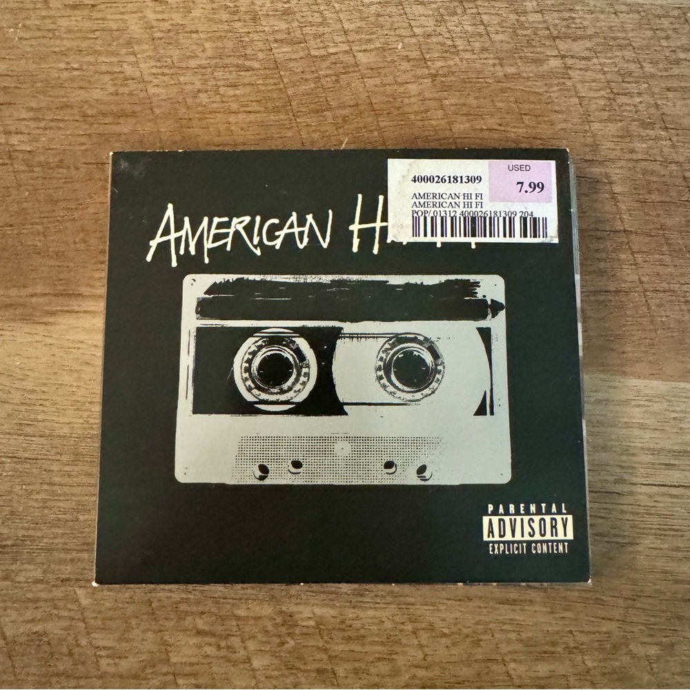 American Hi Fi Audio CD 2001 Release Pop Punk Emo Rock